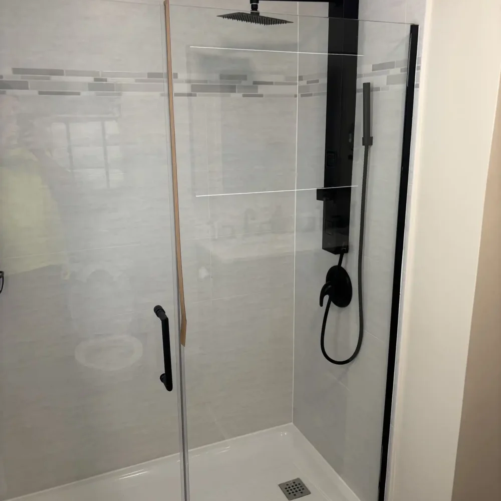 High-End Bathroom Finishes on a Small Bathroom in the MIdwest